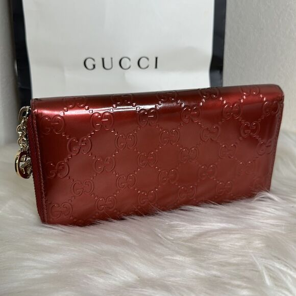💯Authentic Gucci Zipped Around Long Wallet 🍀 - Picture 16 of 16